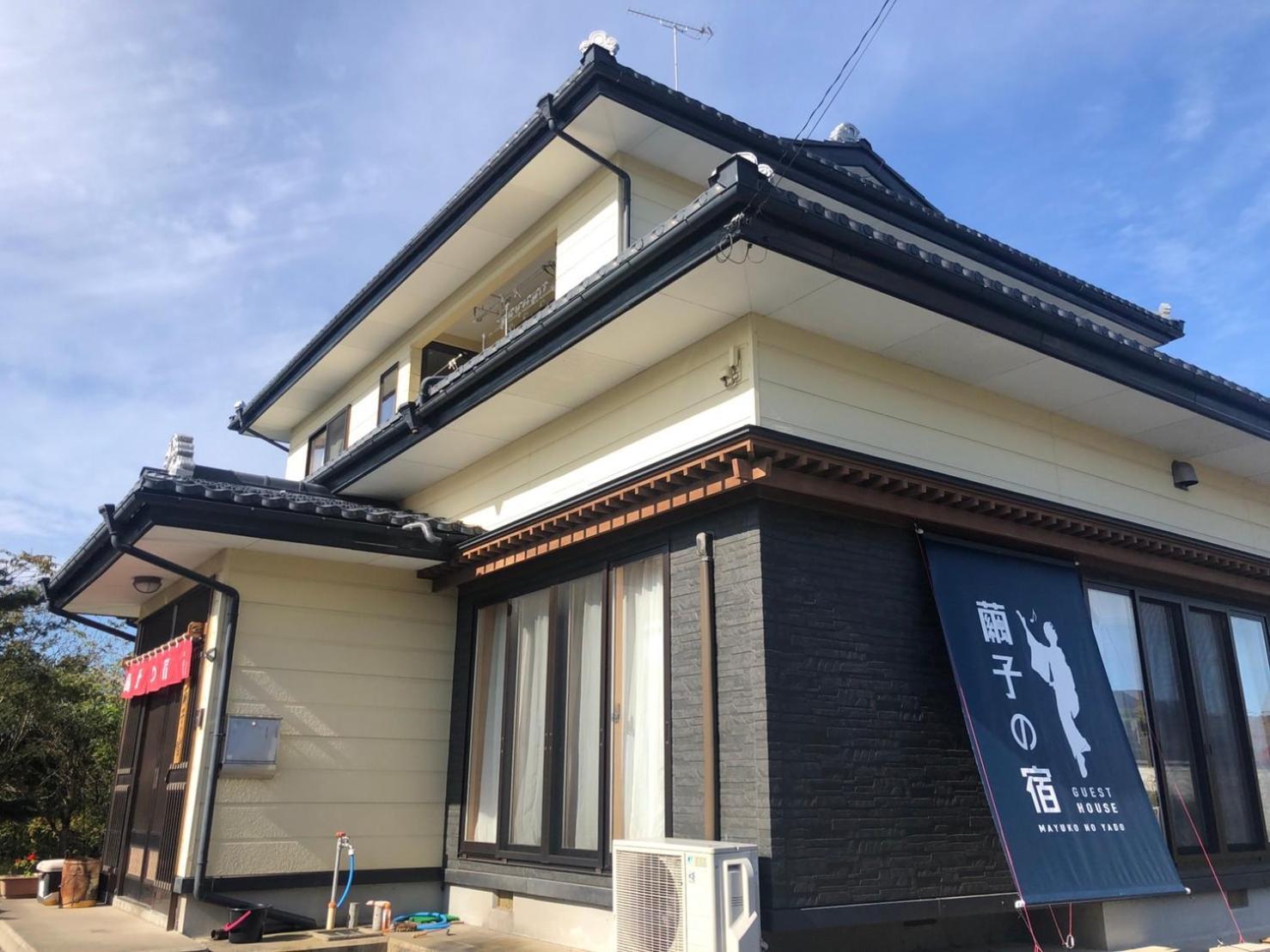 青森伝統芸能を楽しめる繭子の宿 Hachinohe Eksteriør bilde
