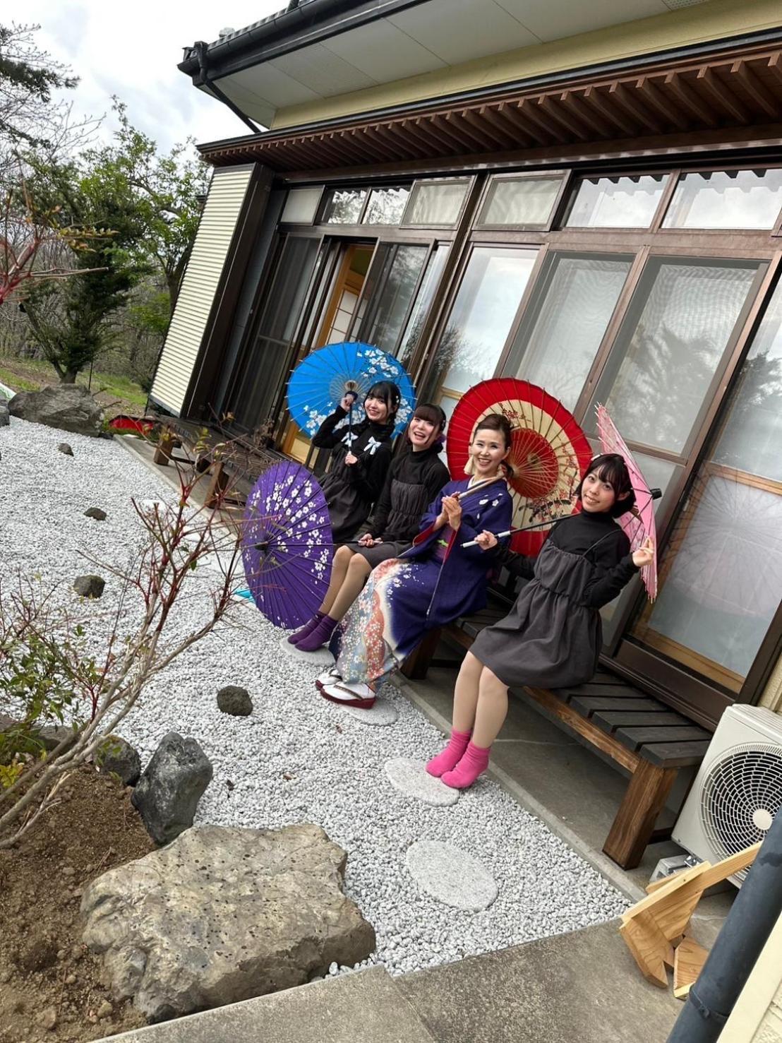 青森伝統芸能を楽しめる繭子の宿 Hachinohe Eksteriør bilde